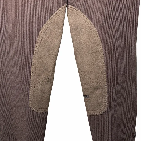 EquiStar Equi Tuff Womens 32 Brown Riding Breeches Knee Patch Equestrian - Image 12