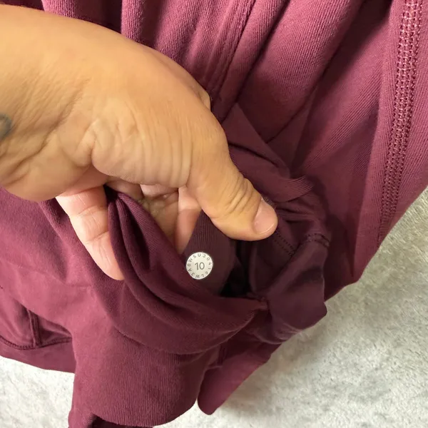 Lululemon Starting Place Hoodie Garnet Red Purple‎ 10 Athleisure Kangaroo Pocket - Image 5