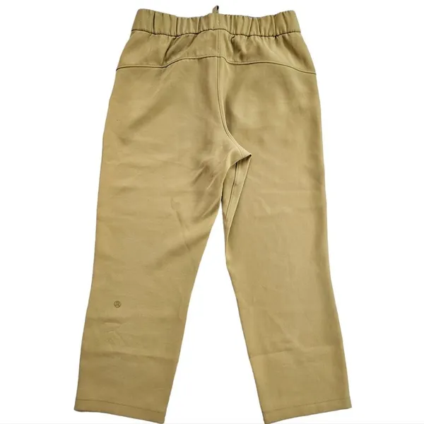 Lululemon On the Fly Crop Pants‎ *Woven 23" Vintage Gold Yellow Mustard Size 6 - Image 2