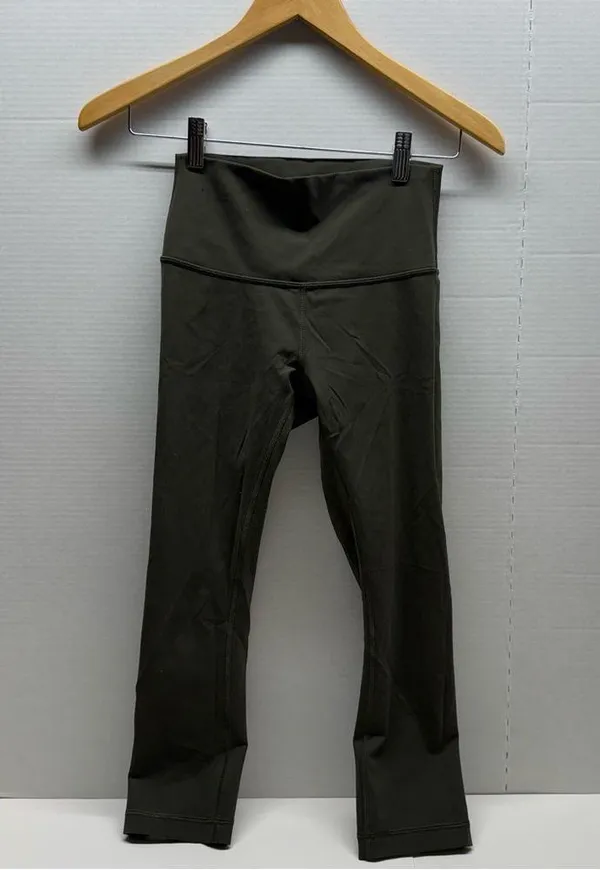 Lululemon Wunder Under Olive Green Leggings - Image 2