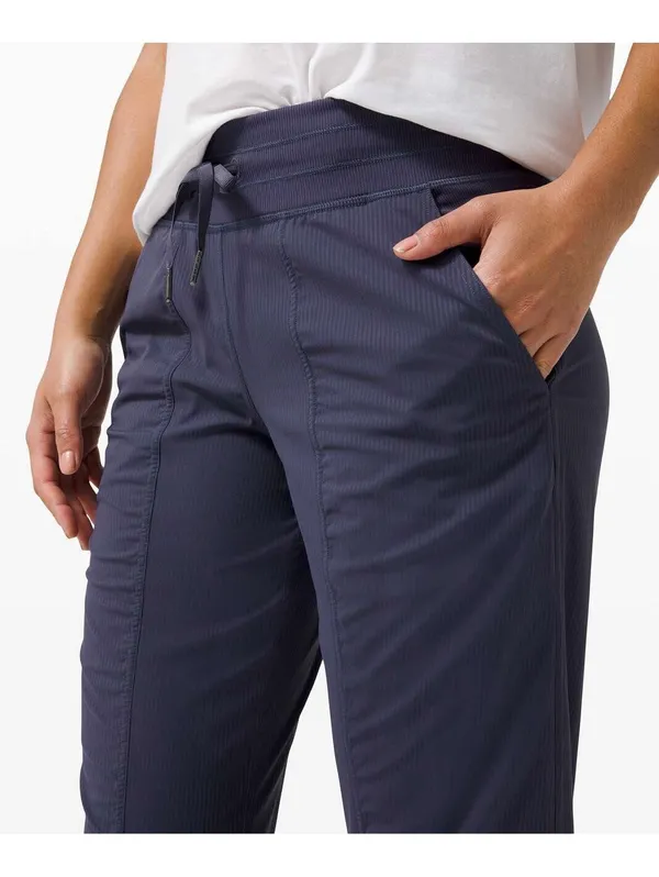 Lululemon Dance Studio Jogger Size 4 Navy Indigo Blue Pinstripe LW5BPJS - Image 2