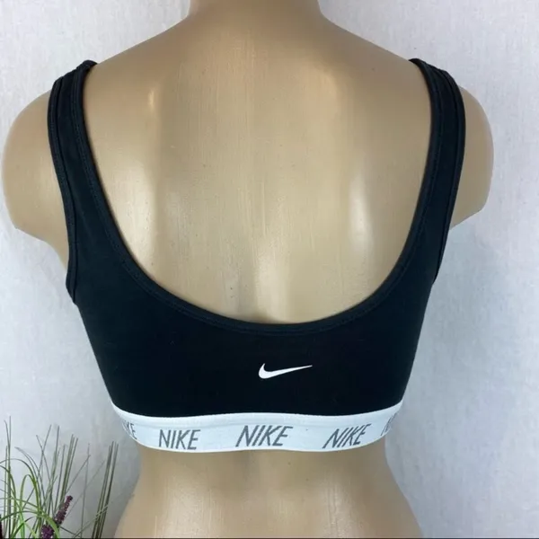 Nike Black & White Double Layer Athletic Sport Shorts & Top 2 Piece SET M - Image 5
