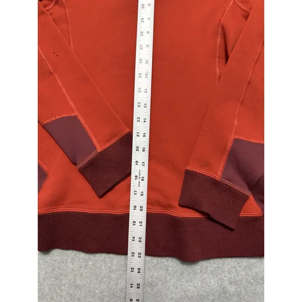 Patagonia Women's Axuwool Pullover Hoody Orange VTG Y2K Size Small - Image 12