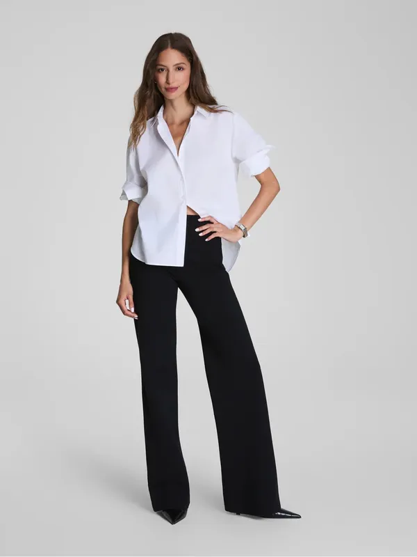 SPANX Super Smooth Perfect FitPonte Wide‎ Leg Pant in Black Size Extra Small - Image 11