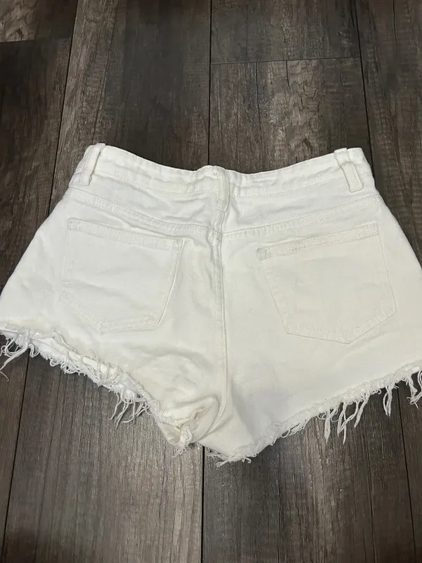 Jean shorts White Size M - Image 2