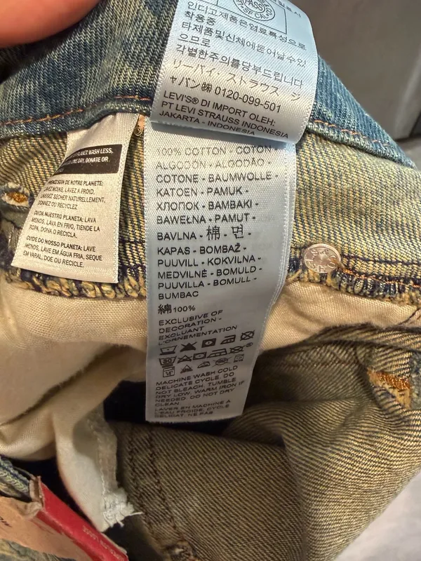 Levi’s Superlow Loose Yoke Jeans Women’s 24x32 NWT - Image 9