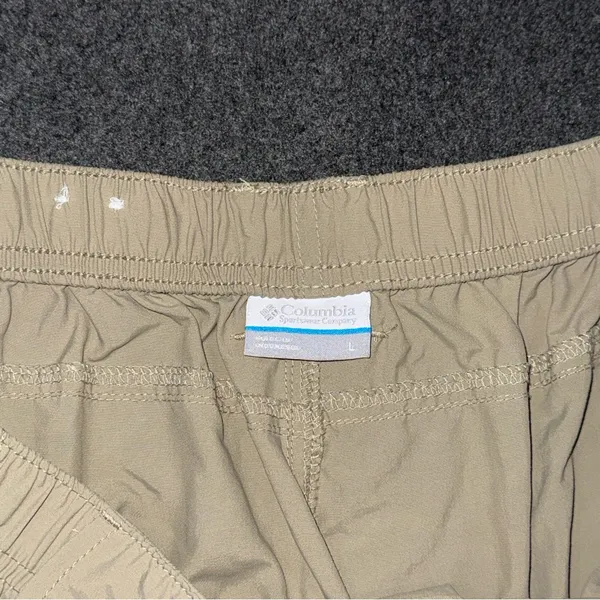 Columbia Sandy River II Cargo Shorts Sz Large Tusk Omni-Shade UPF 30 6” inseam - Image 7