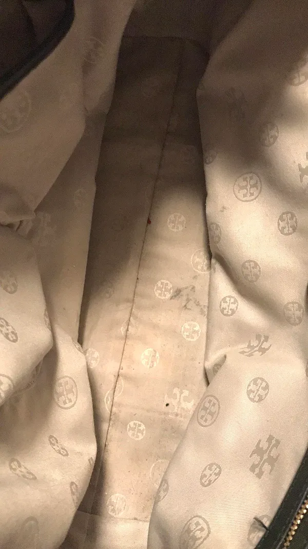 Tory Burch Robinson Black Double Zip Tote Handbag - Image 10