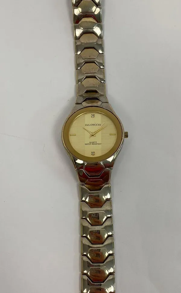 Retro DeLONCCIO Mixed Metal Watch - Image 2