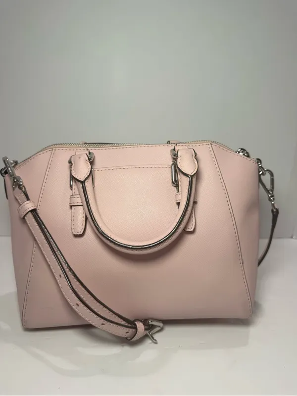 Michael Michael Kors Blush Pink Saffiano Leather Small Satchel Crossbody - Image 12