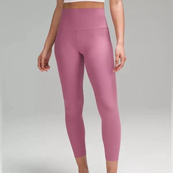 Lululemon align ribbed high rise 25 pink  - Image 2
