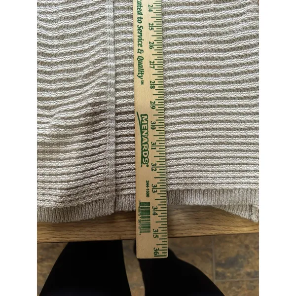 Old Navy Women Size Medium Open Front Ribbed Cardigan Sweater‎ Long Sleeve City - Image 6
