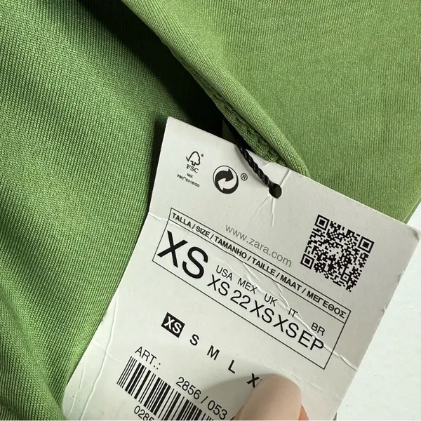 NWT Zara Green Bikini Bottom Year 2025 Size‎ X-Small - Image 5