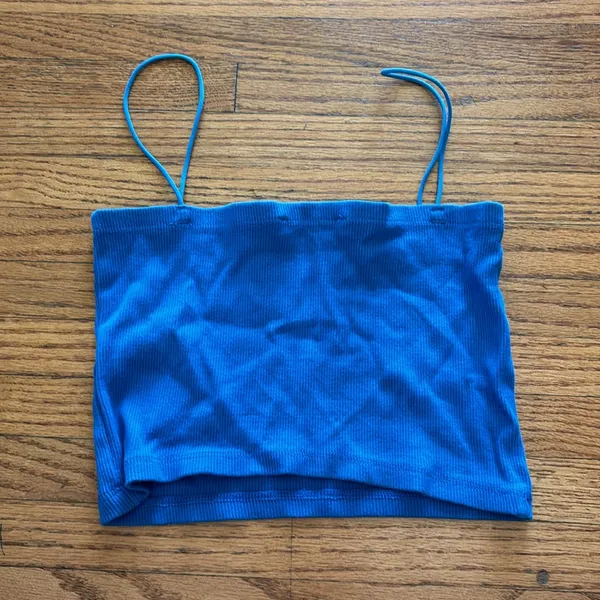 Zara blue tank top - Image 3