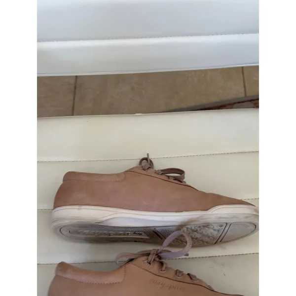 Easy Spirit SEAP1 Mauve‎ Pink Leather Lace Up Walking Shoes Womens 10 N Narrow - Image 6