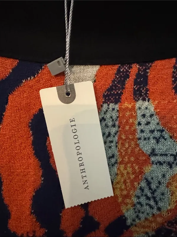 Aldo Martins Boho Geometric & Zebra Print Fall Mini Skirt in Orange - Image 4