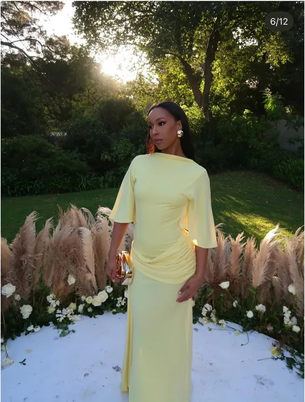 Zara Elegant Butter Yellow Gown - Floor-Length Formal Dress - Image 5