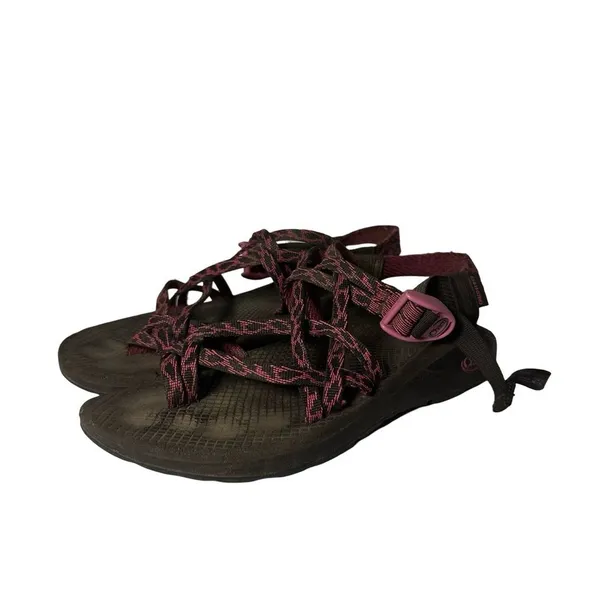 Chacos Womens ZCloud X2 Foliole Magenta Pink Black Sport Sandals Shoes Size 9 - Image 5