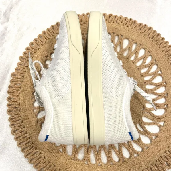 Rothy's The Lace Up Sneaker Chartreuse White Knit Size Women's 9 - Image 12