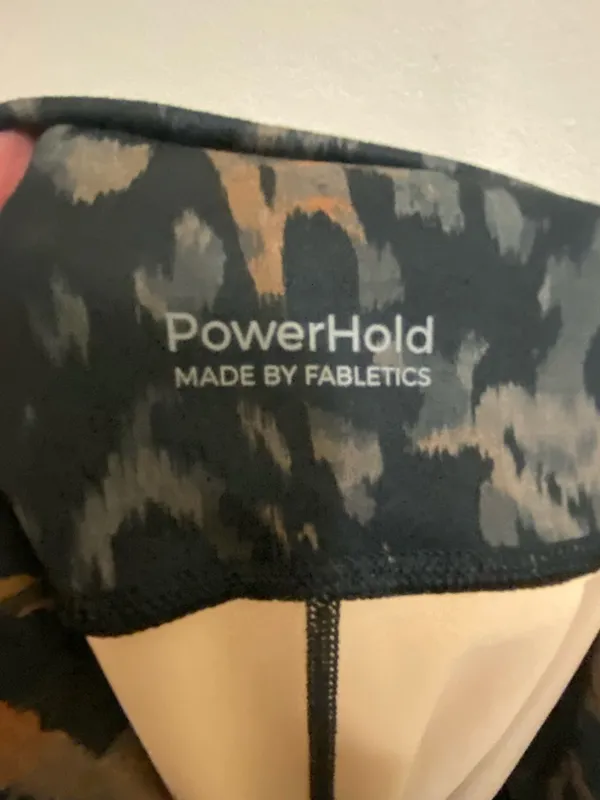 Athleta Powerhold Leggings 2X 2XL 40” Leggings Leopard Cheetah Print Womens - Image 6