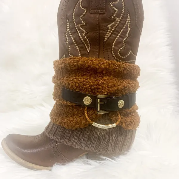 Handmade Women’s Removable Boot Band/Cuff - Image 4