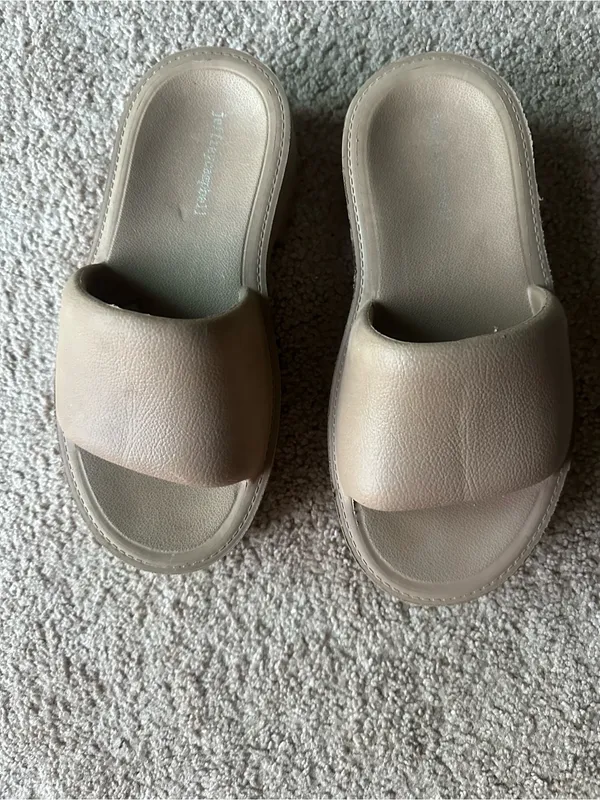 Jeffrey Campbell Lug Sole Slide Sandals 8 - Image 2