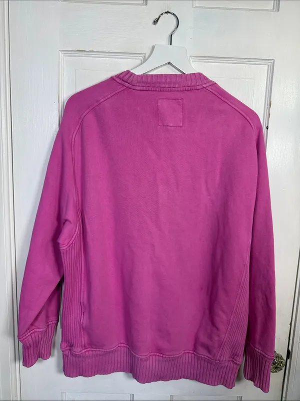 Aerie Down-To-Earth Crew Sweatshirt in Fuchsia Pink W2489 Sz XS - Image 9
