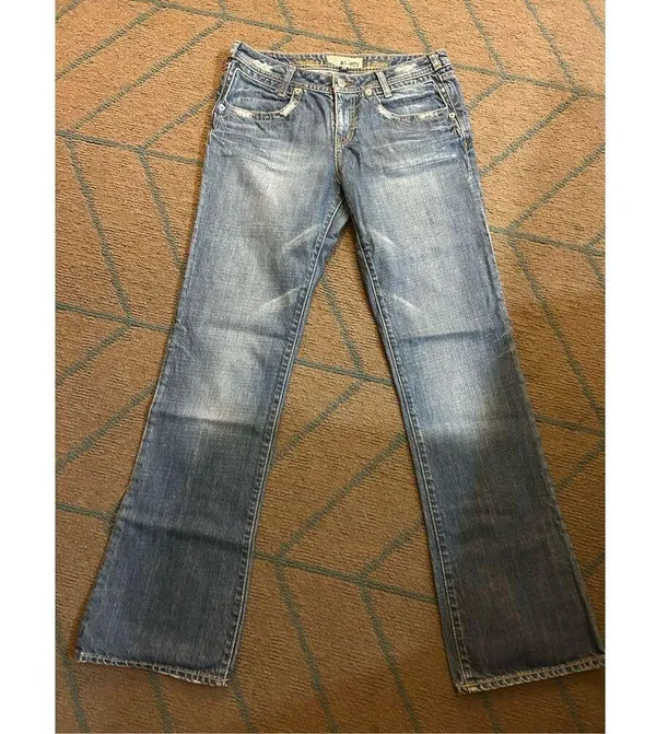 NEW JC Madison Embroidered Bootcut Jeans Vintage Western 29 - Image 4