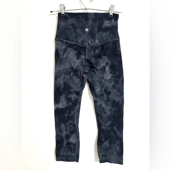 Lululemon Align Crop 21" *Diamond Dye-Pitch Grey/Graphite Grey 4 - Image 3