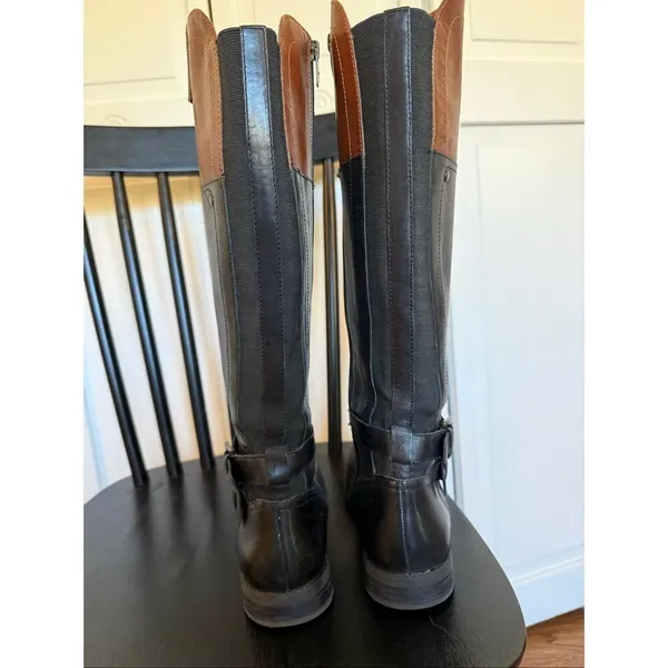 Marc Fisher Audrey buckle tall riding boot size 7 wide - Image 5