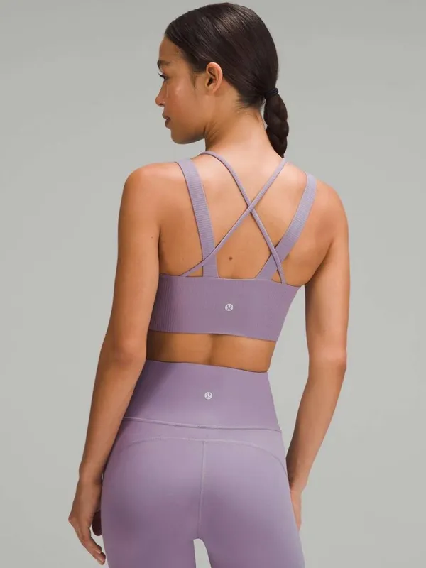 Lululemon Like a Cloud Longline Ribbed Bra *Light Support, D/DD Cups - Image 2