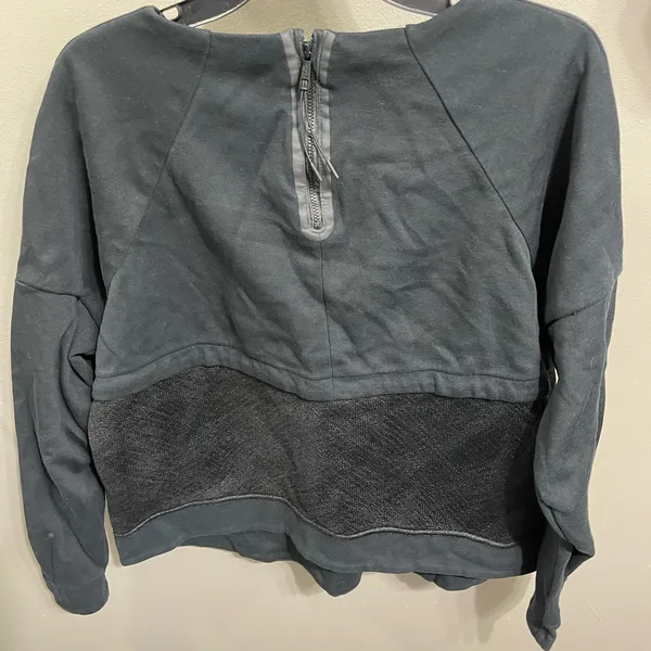 Nike Women’s Sportswear Black Tech Fleece Mesh Crew.‎ Size XL - Image 4