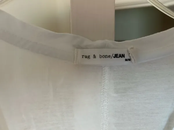 Rag & Bone White short sleeve Tee  - Image 2