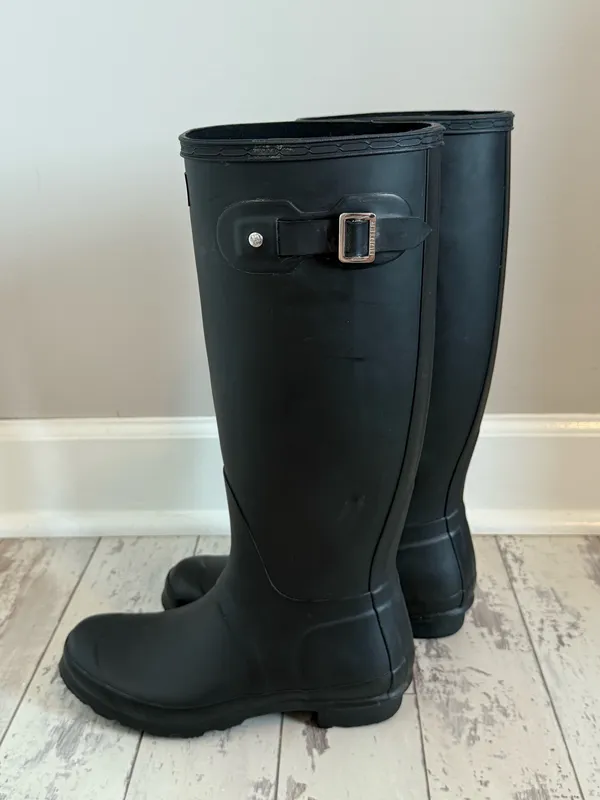 Hunter Boots Tall Black Original - Image 6