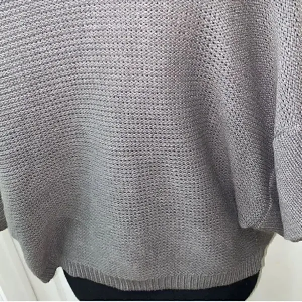 Old Navy Gray Sweater Kimono(Size M/L) - Image 4