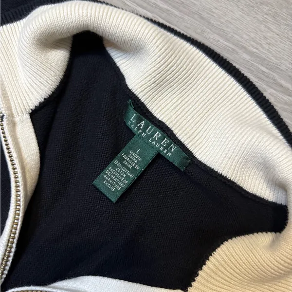 •Lauren Ralph Lauren• Vintage Quarter Zip Sweater - Image 5