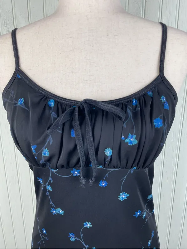 Vintage 90s Y2K Candy Rocket Babydoll Maxi Slip Dress Size Medium Whimsigoth - Image 4