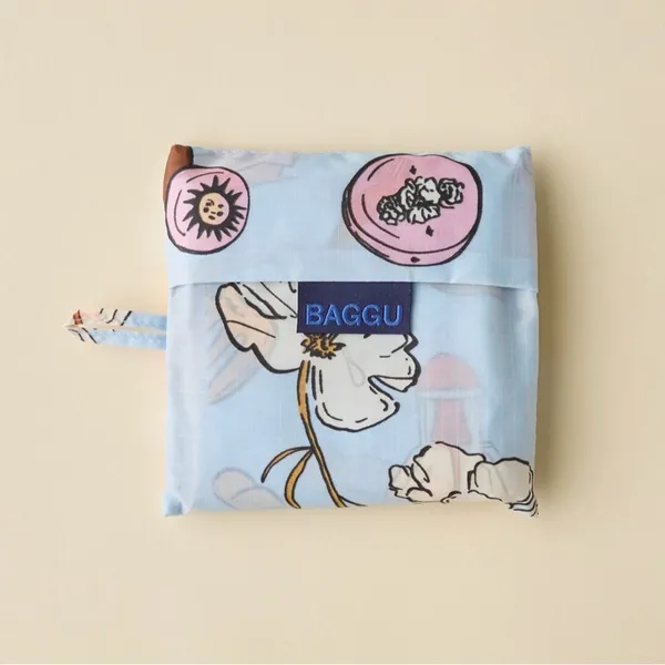 BAGGU Standard Reusable Tote Bag - Get Ready With Me Print - Amazing Gift! 🎁 - Image 3