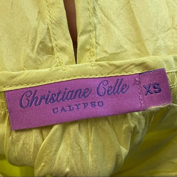 Calypso St. Barth Women’s XS Christiane Celle Braided Neckine Keyhole Dress - Image 5