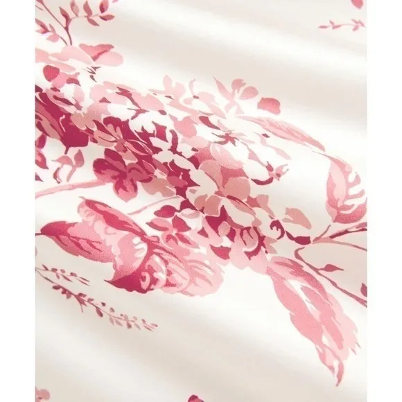 Reformation Sianna Silk Dress In Paris Floral Statin Prarie Sz. 10 NWT Coquette‎ - Image 6