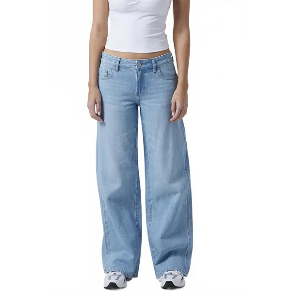Pacsun Casey Low Rise Baggy Jeans Pale Light Indigo NWT Breakdown Size 27 - Image 2