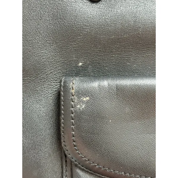 Coach Charlie Tote Bag Large Black Leather Shoulder‎ Handbag Purse - Image 7