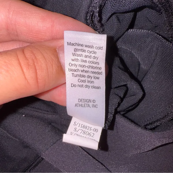 Athleta Highline Hybrid Ankle Pants Women's Activewear Black Leggings - Image 12