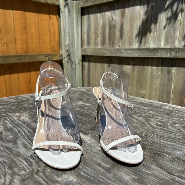 Sam Edelman Women's Doran Heeled Sandal‎ size 9 white - Image 2