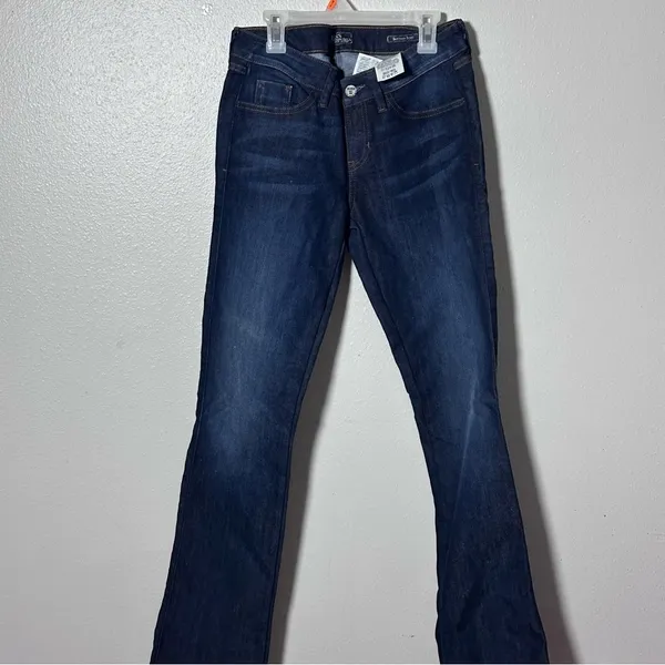 Guess Women Dark Blue Denim Jeans Britney Boot‎ size 28 - Image 2
