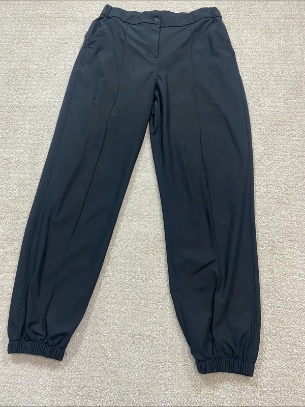 lululemon athletica Black Tailored Jogger Pants Size 28 - Image 4