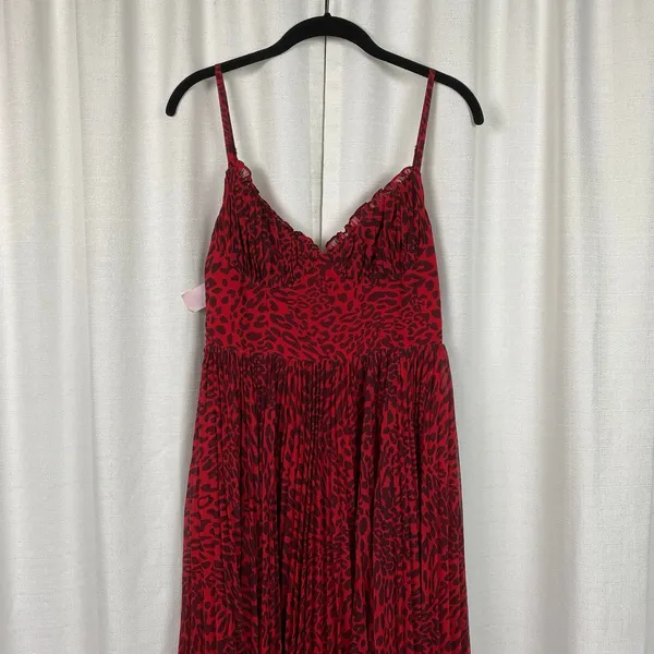 Fame and Partners Red Casablanca Maxi Dress Sz.4 NWT - Image 5