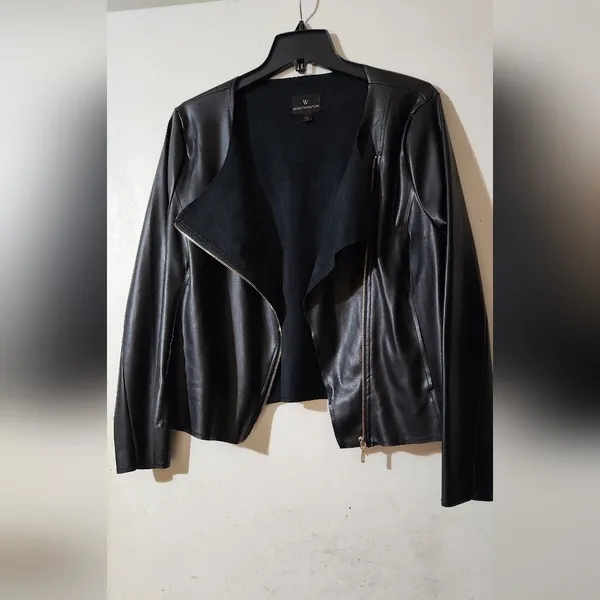 Worthington Black faux leather jacket - Image 2