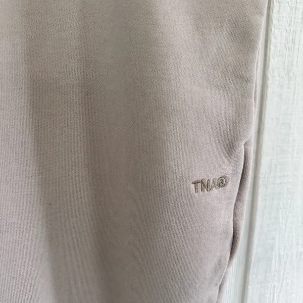 Aritzia TNA Tan Joggers with Relaxed Fit and Elastic Cuffs - Image 2