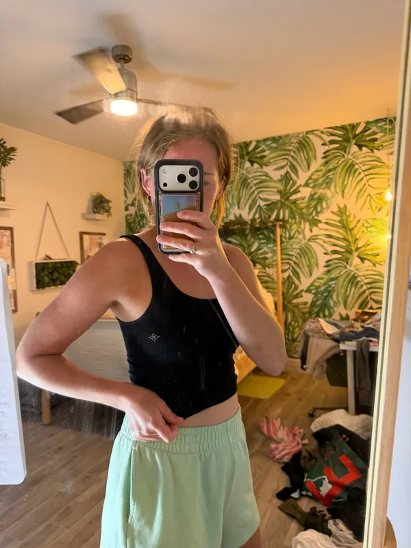 Black athletic tank top Size XS - Image 3